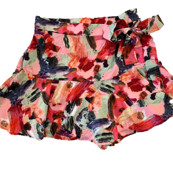 Arthur Jane Claire Watercolors Skort - Picture 1 of 5